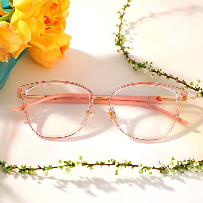 Occhiali da Vista  Adelaid Cat Eye Rosa