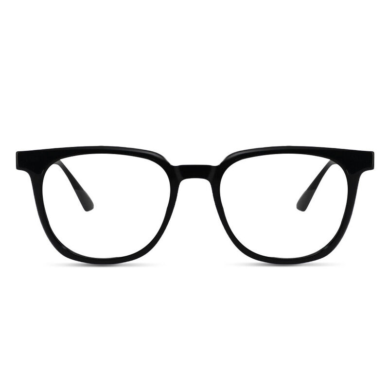 Bertha Square Black Glasses