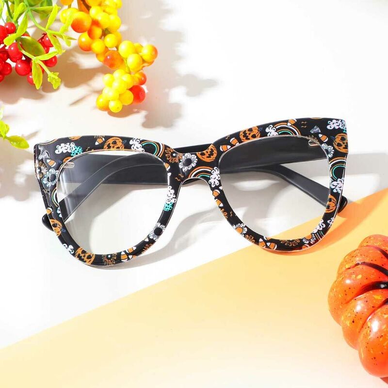 Occhiali da Vista Eileen Cat Eye Nero