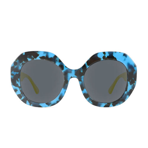 Seahigh Round Blue Sunglasses