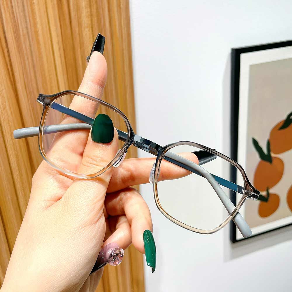 Lunettes de Vue Coli Géométrique Champagne