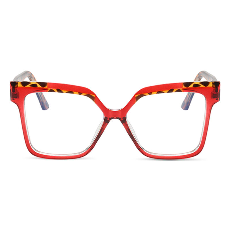 Gloria Cat Eye Red Glasses