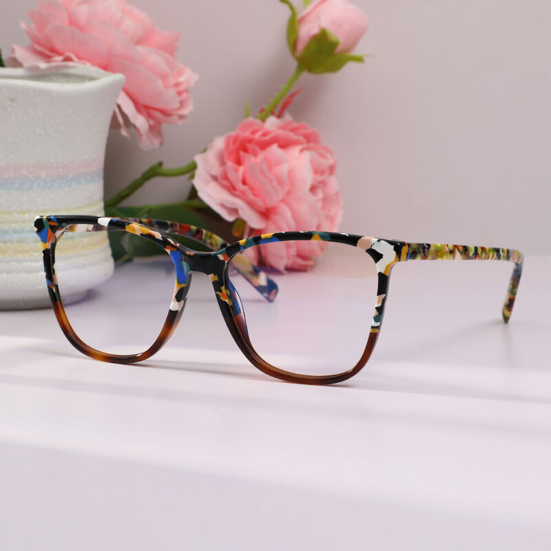 Dorlus Square Multicolor Glasses