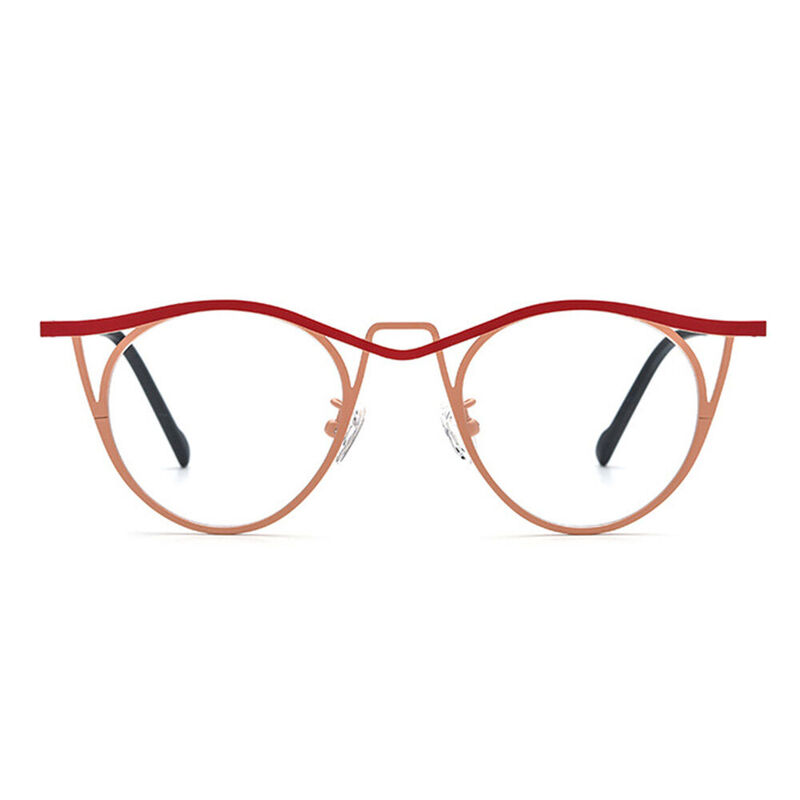 Felton Cat Eye Orange Glasses