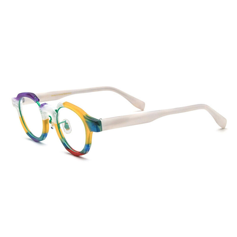 Juliet Geometric Yellow Glasses