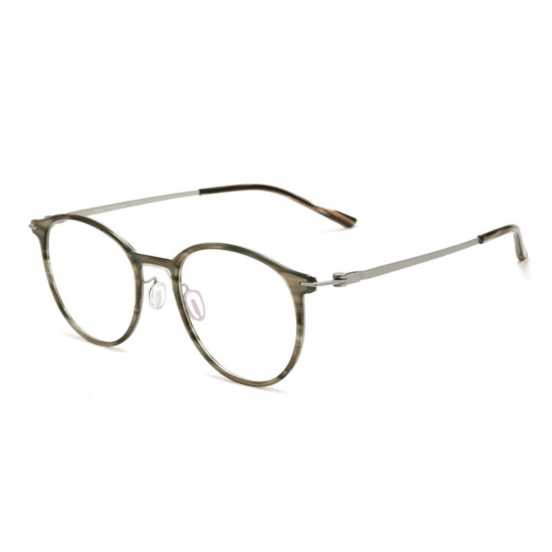 Eliot Round Brown Glasses