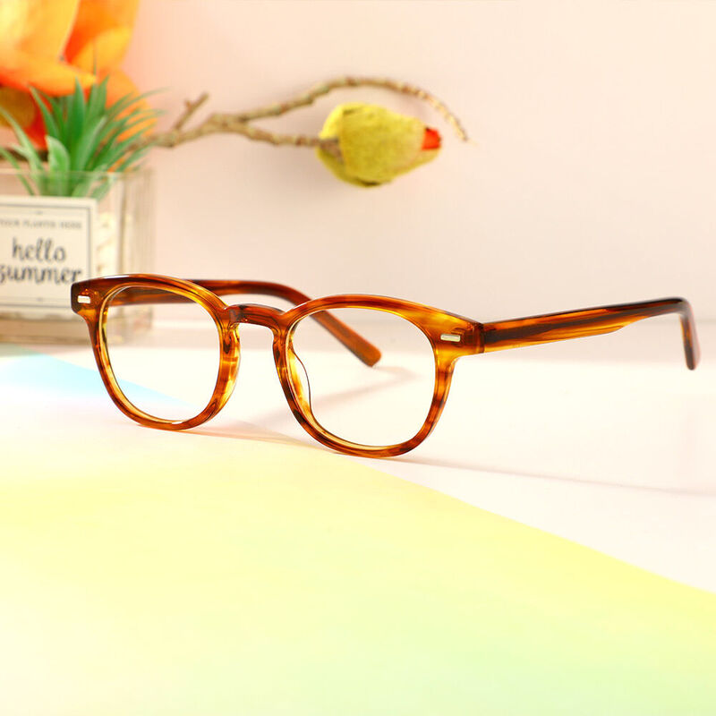 Lew Square Tortoise Glasses
