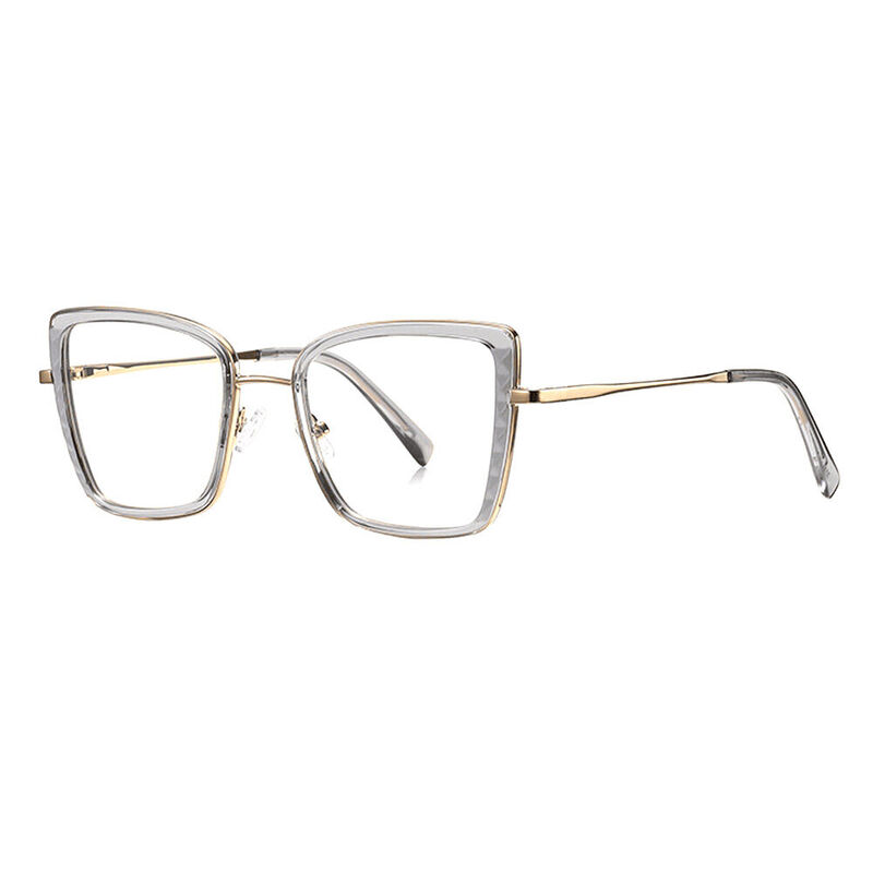 Zora Cat Eye Grey Glasses