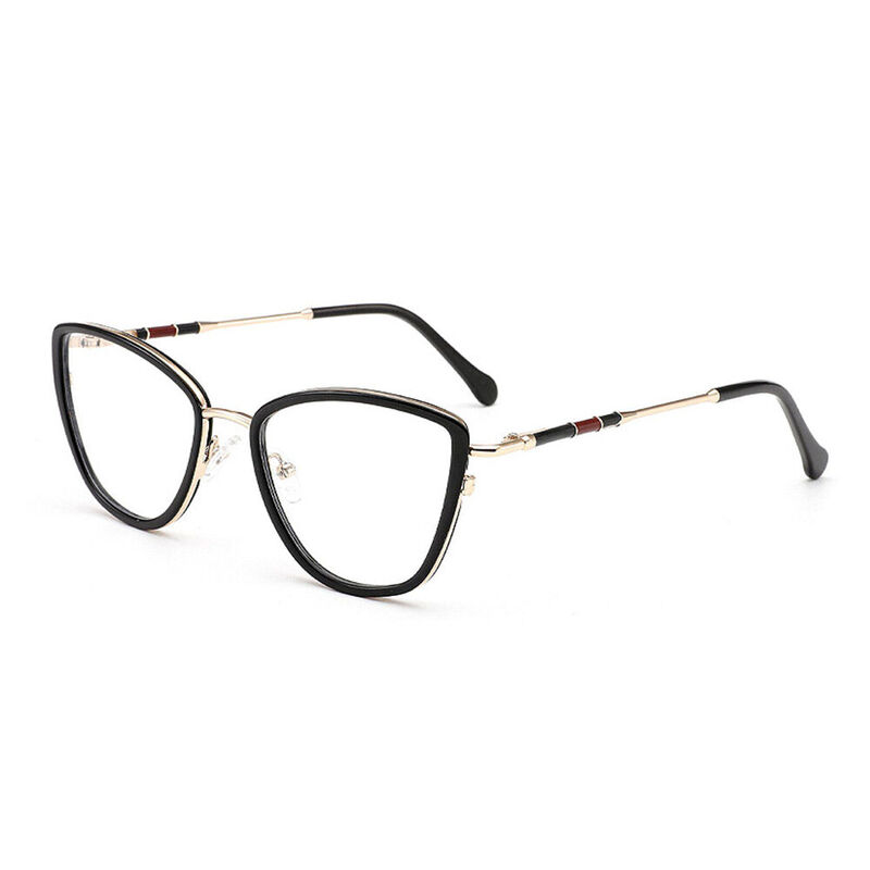 Ursula Cat Eye Black Glasses