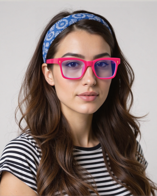 Werner Square Pink Glasses