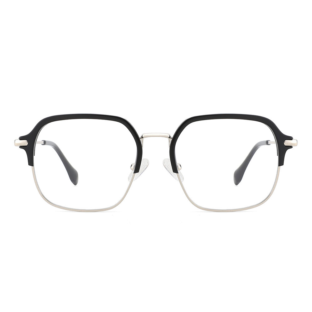 Fielder Browline Black Glasses