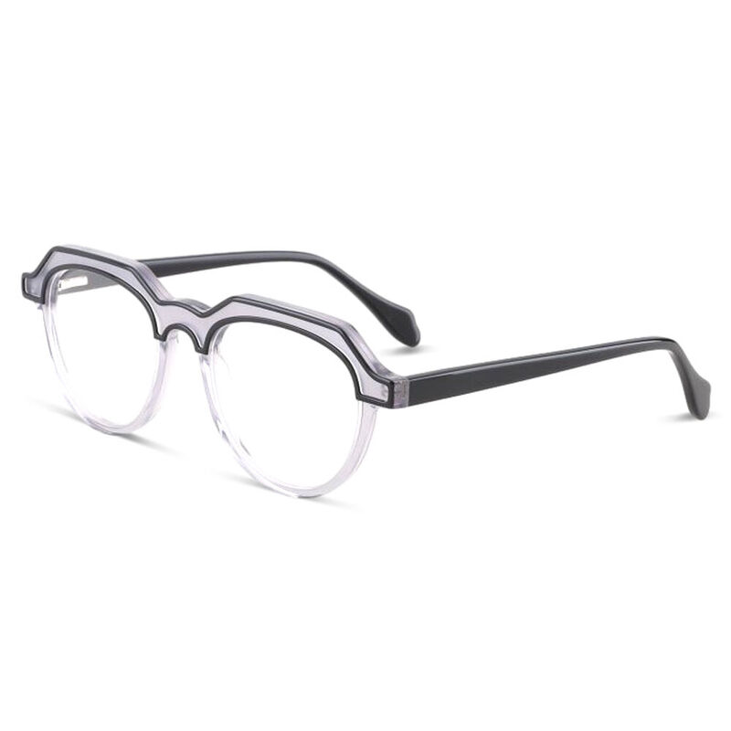 Bauer Round Black Glasses
