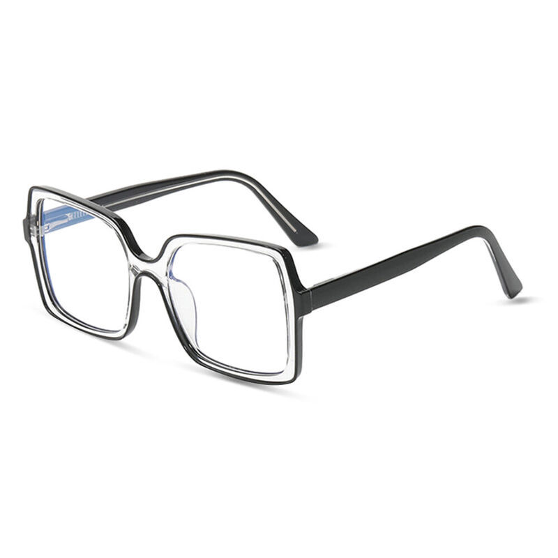 Jade Square Black Glasses