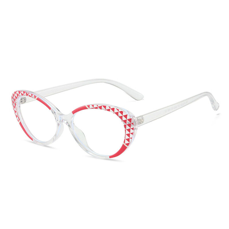 Raey Cat Eye Pink Glasses