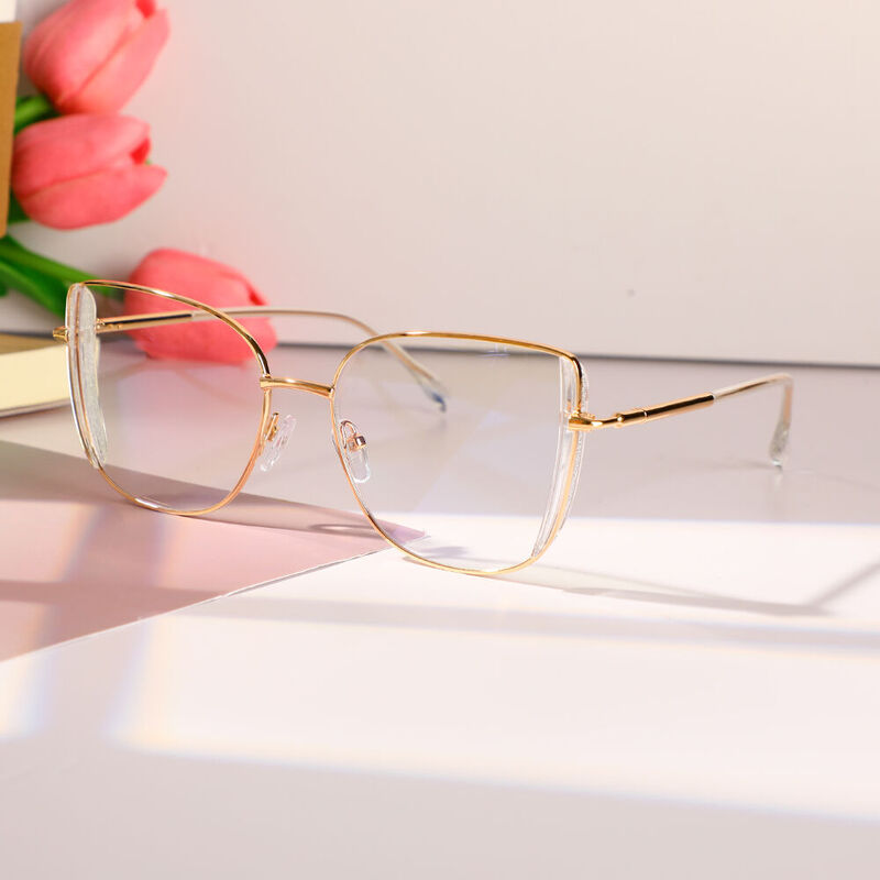 Maxwelie Cat Eye Clear Glasses