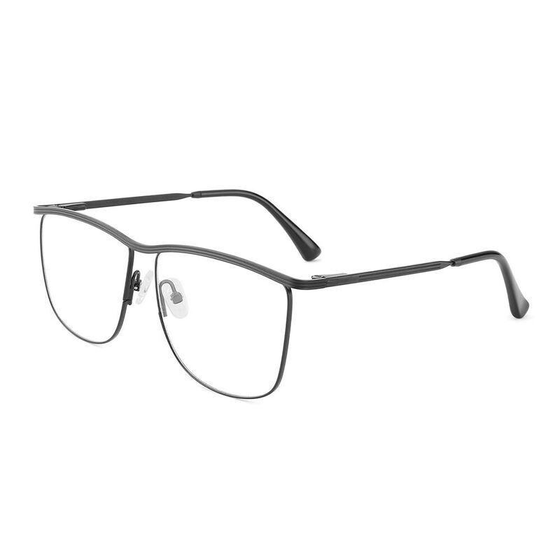 Jonathan Browline Square Black Glasses