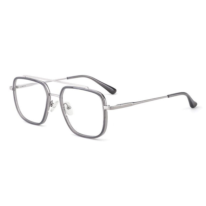 Galen Aviator Grey Glasses