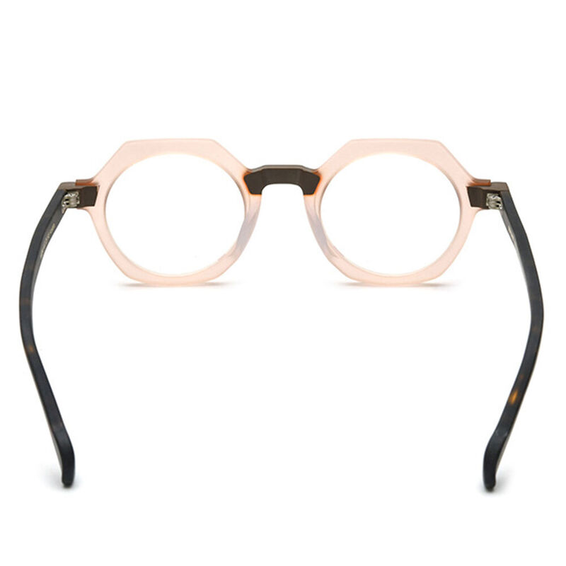Kaliyana Geometric Beige Glasses