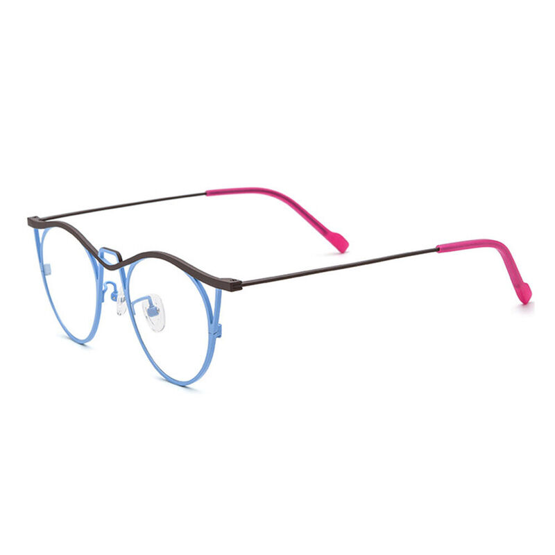 Felton Cat Eye Blaue Brille