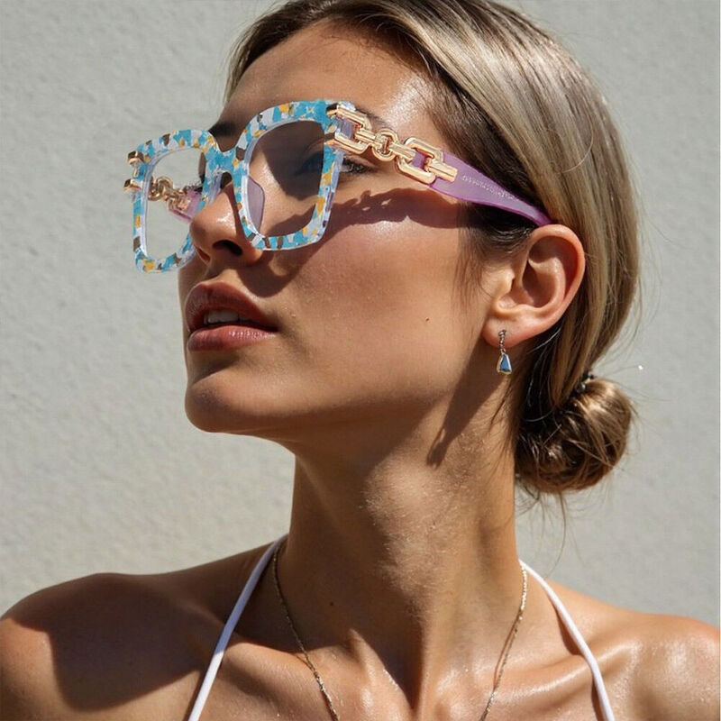Lunettes de Vue Nydia Carré Bleu