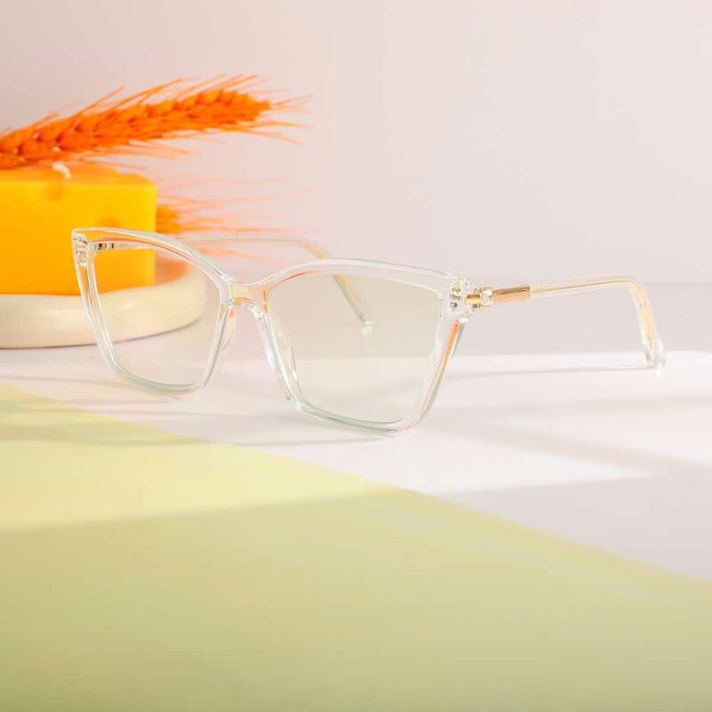 Cheryl Cat Eye Clear Glasses