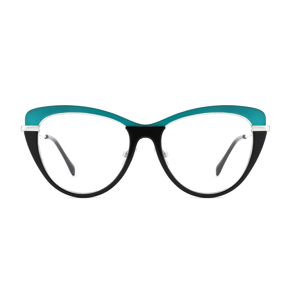 Catwoman Cat Eye Blue Glasses