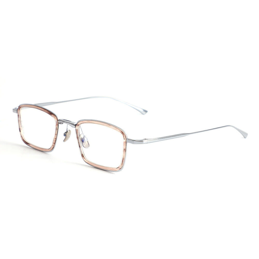 Chester Rechteckige Graue Brille