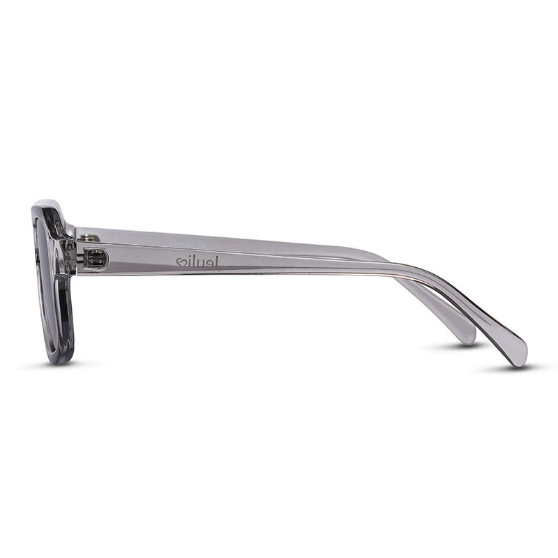 On the Flight Rectangle Grey Sunglasses