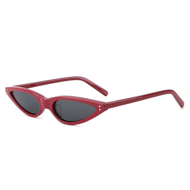 Jolie Cat Eye Red Sunglasses