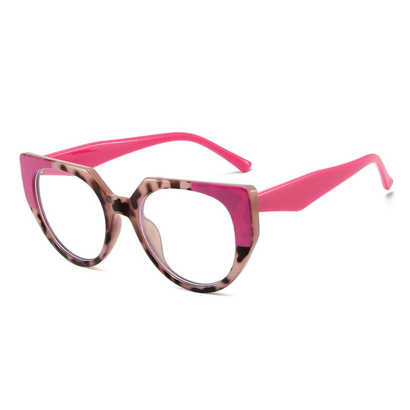 Isaac Cat Eye Pink Glasses