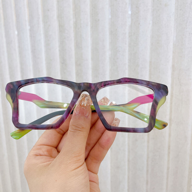 Karr Cat Eye Purple Glasses