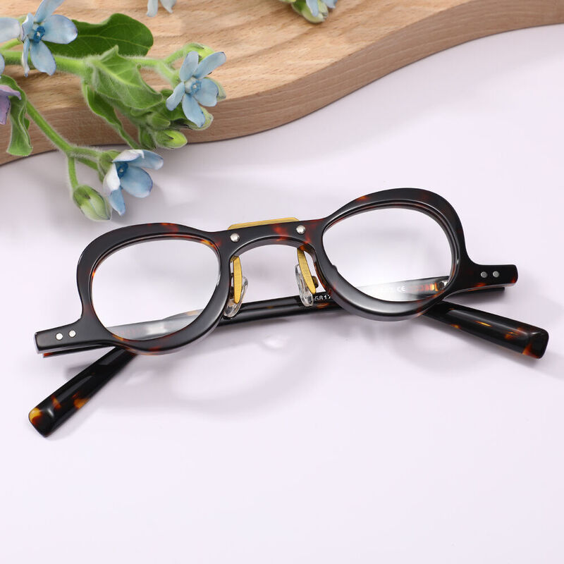 Rod Oval Tortoise Glasses