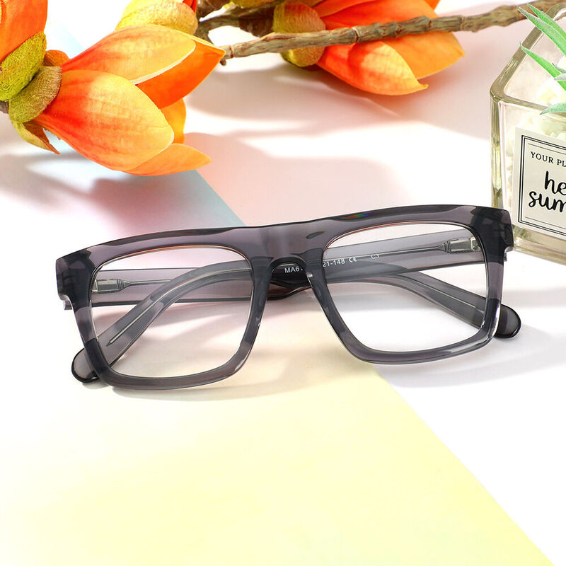 Theresa Aviator Grey Glasses