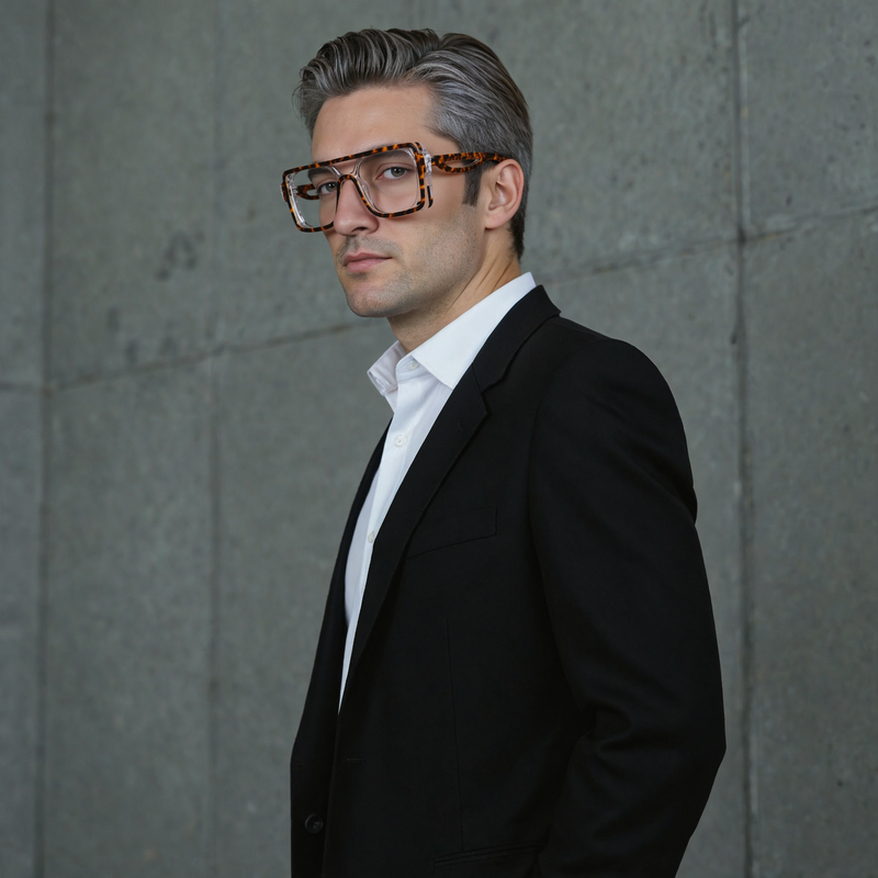 Richardso Aviator Tortoise Glasses