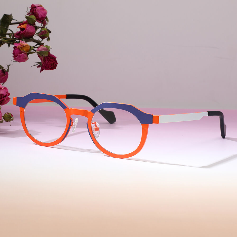 Occhiali da Vista Charles Rotondo Arancione