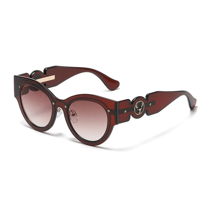 Cynthe Cat Eye Rote Sonnenbrille