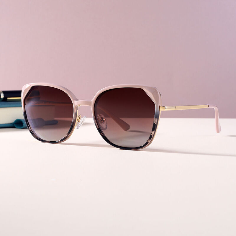 Stroll Cat Eye Brown Leopard Glasses