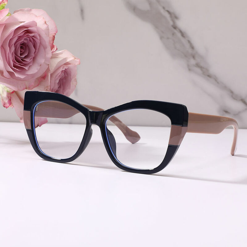 Philey Cat Eye Black Glasses