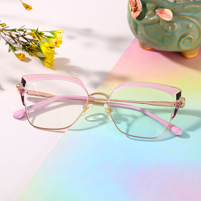 Dupont Cat Eye Purple Glasses