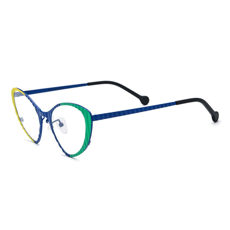 Washingto Cat Eye Blue Glasses
