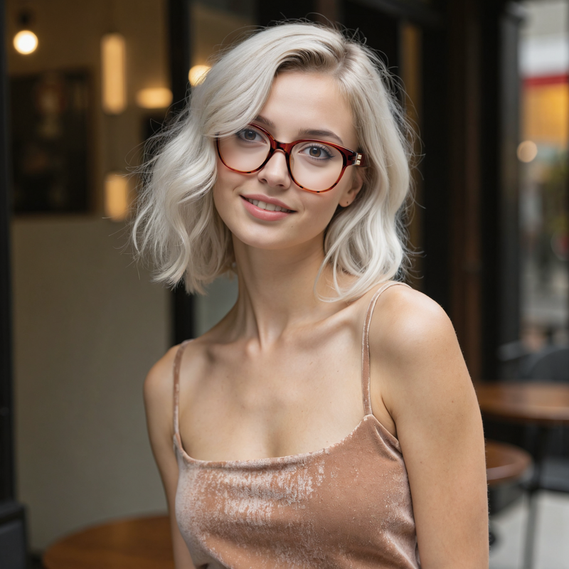 Wade Square Brown Glasses