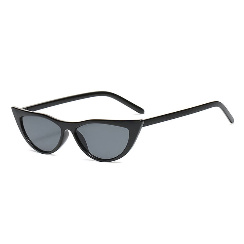 Calypso Cat Eye Black Sunglasses