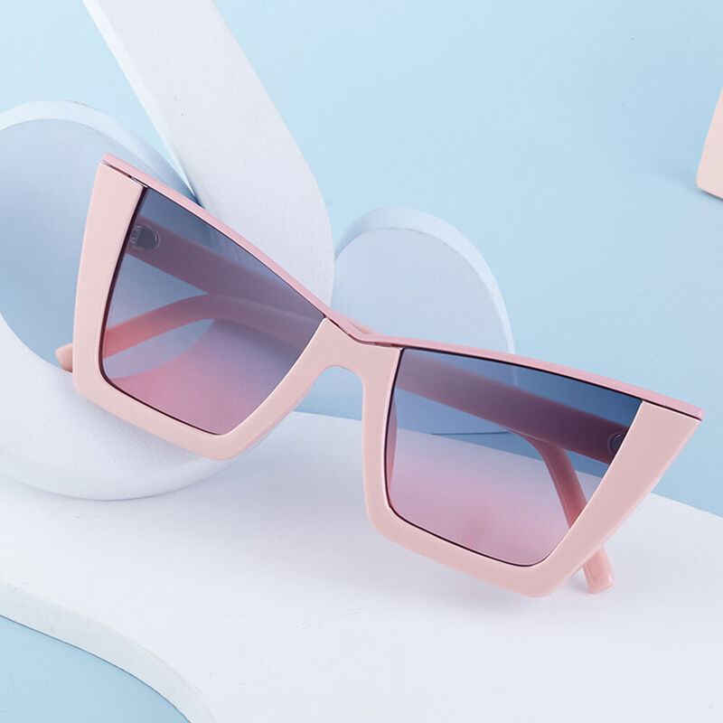 Intrigue Cat Eye Pink Sunglasses
