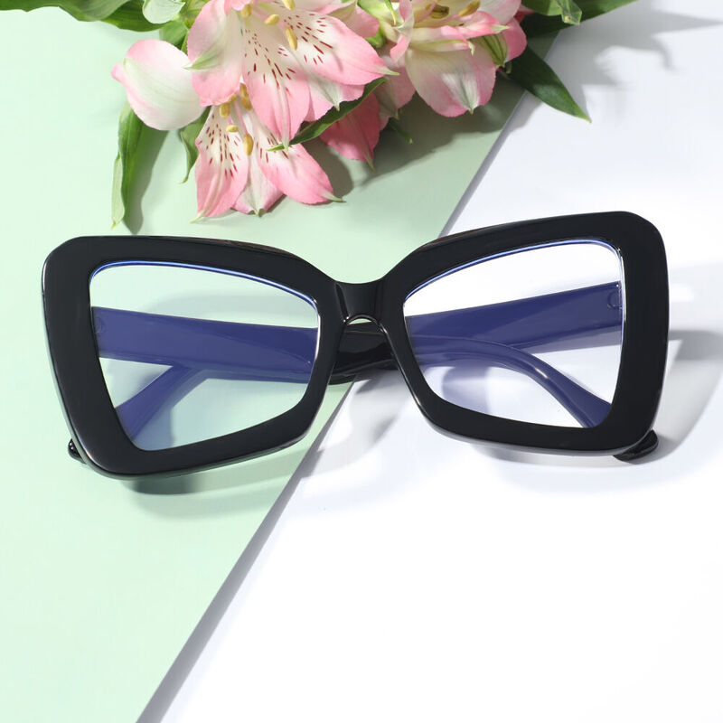 Rilap Cat Eye Black Glasses