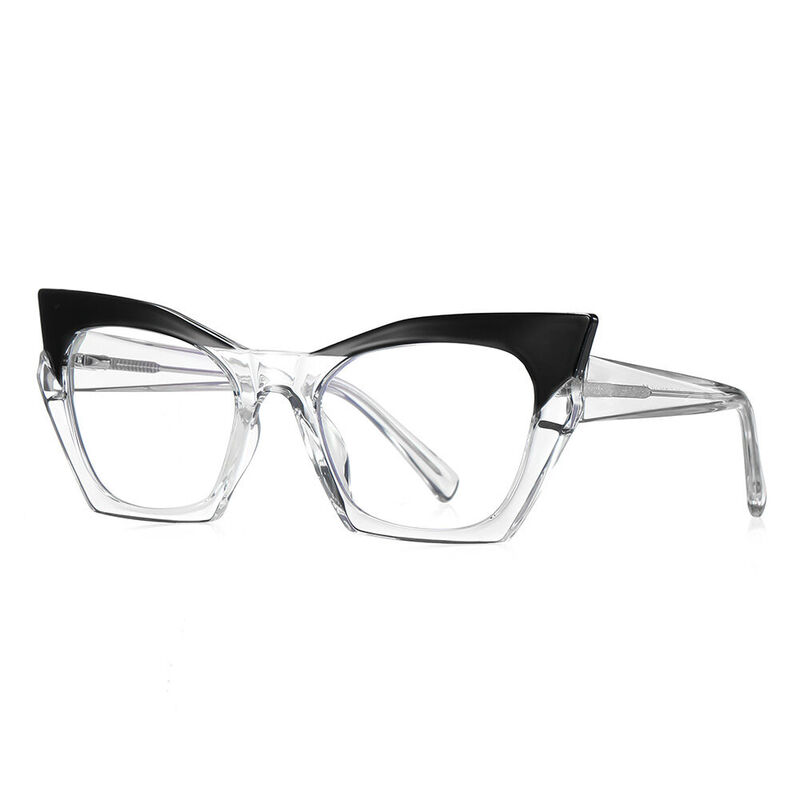 Thereses Cat Eye Clear Glasses