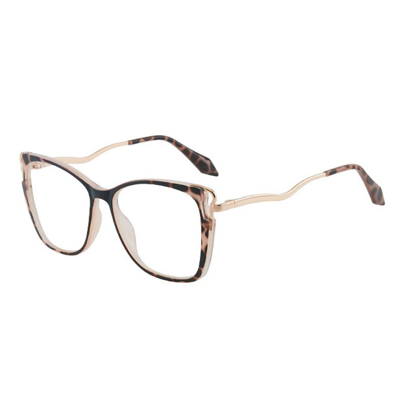 Henry Cat Eye Leopard Glasses