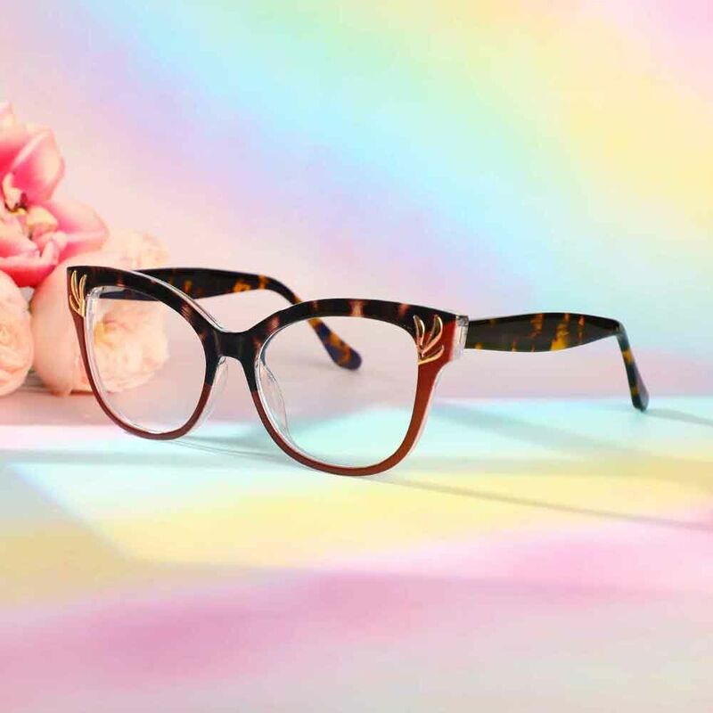 Coverdalee Cat Eye Tortoise Glasses