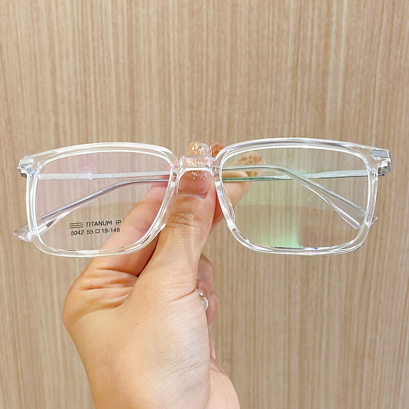 Colest Rectangle Clear Glasses