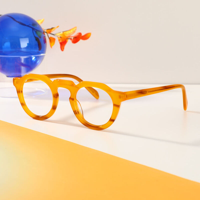 Toland Runde Orange Brille