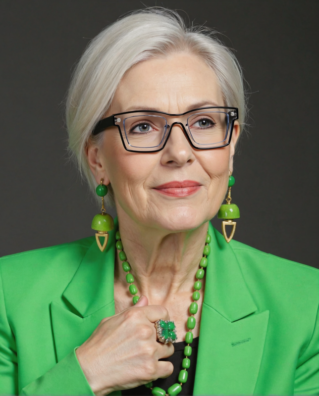 Bronte Square Black Clear Glasses
